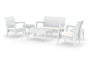 Rattan Loungesofa / outdoor Couch EDEN2 weiß - Galerie - Bild 3