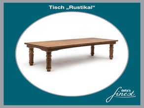 Großer rustikaler Holztisch / Eventtisch / Klapptisch /  Vintage - Tisch für Ihr Event