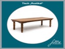 Großer rustikaler Holztisch / Eventtisch / Klapptisch /  Vintage - Tisch für Ihr Event