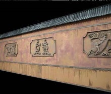 Chinesische Mauer, Asien, Zaun, Drache, China, Kulisse, 3D