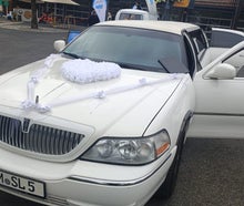 Stretchlimousine Lincoln Tow Car Weiss