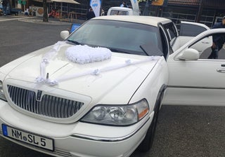 Stretchlimousine Lincoln Tow Car Weiss