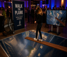 Walk The Plank Virtual Game mieten – Spiel, Sport & Teamevent