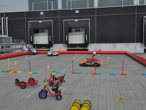 Parcours "Fahrspaß" - Kinderautoparcours mieten