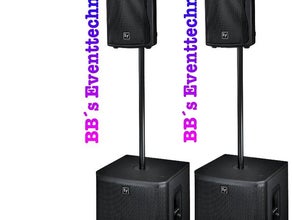 Lautsprecheranlage Aktiv EV 2 x ZXA1 + ZXA 1Sub Komplett