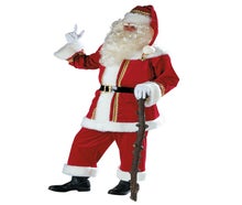 Weihnachtsmann Kostüm Samt | Sofort Versand möglich | Online Verleih Miete Ausleihen