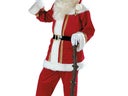 Weihnachtsmann Kostüm Samt | Sofort Versand möglich | Online Verleih Miete Ausleihen - Galerie - Bild 1