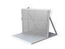 Crash Barrier, Absperrung, Crashbarrier, Stage Barrier, Stagebarrier, Demogitter, Bühnengitter, Grabengitter, mobile Absperrung, Absperrungen, Barricade, Barricades, Barrikade, Blockade, Wellenbrecher, Bühnenbarrikade, Door