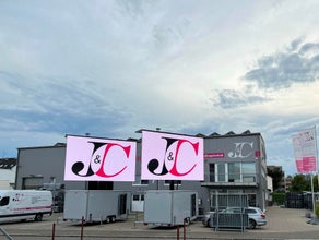 LED-Trailer 21m², 600x350cm Bildmaß, Format 16:9, 3,9mmLED´s