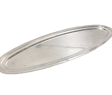 Silber Tablett Oval Groß mieten – Gastronomiezubehör