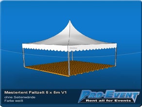 Mastertent Faltzelt 5 x 5m V1