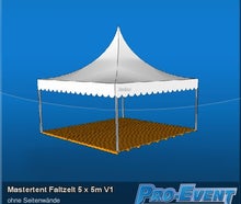 Mastertent Faltzelt 5 x 5m V1