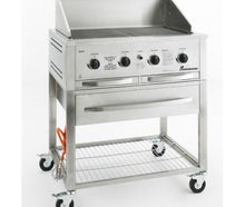 Gasgrillwagen, 4-flammig, Piezo-Zündung