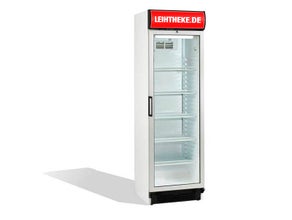 Kühlschrank mit Werbedisplay, beleuchtet