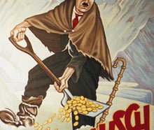 Kino Plakat "Goldrausch" mit Charlie Ch. Amerika, USA