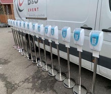 Händedesinfektion für Messe und Event Desinfektionsspender