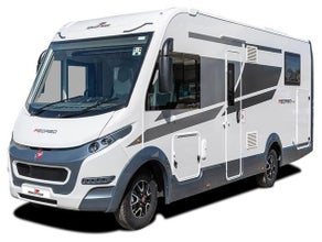 2024 zugelassener Pegaso 740 Automatik 2.3 – Luxus 4-Sitzer – Unser A-Klasse-Spitzenmodell. Mit einem normalen britischen PKW-Führerschein fahrbar. Hervorragend.