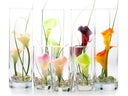 Tischvase mit Herrliche Kunstblumen und Kunstharzguss, Blumenvase - Galerie - Bild 1