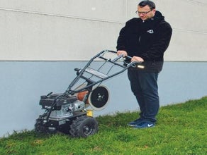 Drahtverlegemaschine (Mähroboter)