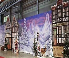 Weihnachtsdorf, Märchenstadt, Veranstaltungsdekoration, Dekoration