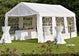 Partyzelt - Zelt mit Boden - 6 x 10 Meter - PVC