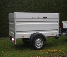 750 kg Deckel Anhänger Länge 203cm Breite 110 cm Höhe 88 cm