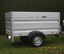 750 kg Deckel Anhänger Länge 203cm Breite 110 cm Höhe 88 cm