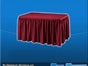 Buffettisch Skirting rot - Galerie - Bild 4