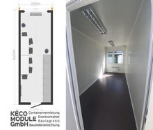 Baustellen Container/ Tages Unterkunft/ Besprecher Container 20ft. Mieten