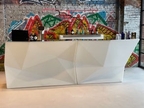 Vondom Faz Cocktail Bar mit LED-Beleuchtung, Indoor- und Oudoor Theke, Bar-Tresen, Counter mieten