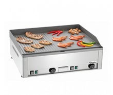 Griddle-Platte - glatt/gerillt / Steak-Grill / Hamburger-Grill / Elektro