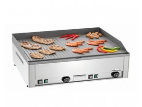 Griddle-Platte - glatt/gerillt / Steak-Grill / Hamburger-Grill / Elektro