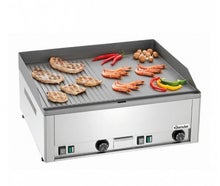 Griddle-Platte - glatt/gerillt / Steak-Grill / Hamburger-Grill / Elektro