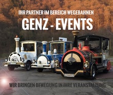 Wegebahn - Bimmelbahn - Besucherbahn - Messebahn - Citybahn - Schuttle - Eisenbahn - Straßeneisenbahn - Zug mieten