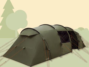 Zelt für 6 Personen / Urlaubszelt / Unterkunft für Festivals 2026 / Schlafzelt / Sechs-Personen-Zelt