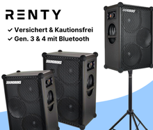 Soundboks mieten (ab € 19) ✓ Mobiler Lautsprecher ✓ Bluetooth ✓ 126 dB ✓ Wetterfest für In- & Outdoor ✓Verfügbar in ganz DE und AUT