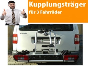 Premium Fahrradträger Atera DL 3 für AHK für 3 Fahrräder Fahrrad-Träger Anhängerkupplung Rad-Träger Kupplungsträger Radträger Träger Fahrräder Fahrradtransport
