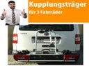 Premium Fahrradträger Atera DL 3 für AHK für 3 Fahrräder Fahrrad-Träger Anhängerkupplung Rad-Träger Kupplungsträger Radträger Träger Fahrräder Fahrradtransport