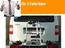 Premium Fahrradträger Atera DL 3 für AHK für 3 Fahrräder Fahrrad-Träger Anhängerkupplung Rad-Träger Kupplungsträger Radträger Träger Fahrräder Fahrradtransport - Galerie - Bild 1