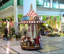 Mini Kinderkarussell „Nostalgie Pferdchenkarussell“