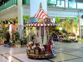 Mini Kinderkarussell „Nostalgie Pferdchenkarussell“
