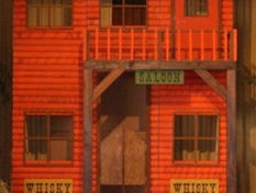 Western Saloon, Haus, Hausfassade, Wüste, Cowboy