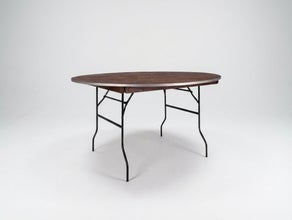 Eleganter Banketttisch mieten 180cm – Runder Tisch für Events & Feiern