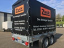 Tandem Tieflader, mit Plane und Spriegel, 2500kg Gesamtgewicht