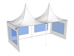 Faltzelt 3 x 6m