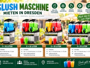 15–45 Liter Slush Maschine mieten Verleih Vermietung in Dresden
