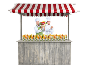 Obst- und Gemüsestand