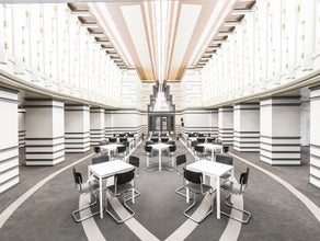 Schalterhalle im Anzeiger-Hochhaus