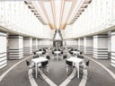 Schalterhalle im Anzeiger-Hochhaus