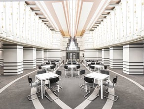 Schalterhalle im Anzeiger-Hochhaus
